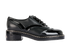 Chanel Oxford Lace Up Brogues, &pound;520, Shoes, Black, Patent Leather, Front view