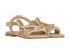 Chanel Intertwined Leather Chain And Rope Sandals, side view