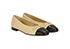Chanel CC Ballerina Flats, side view