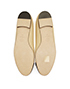 Chanel CC Ballerina Flats, top view