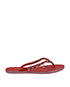 Chanel Chain Thong Sandals, front view