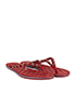 Chanel Chain Thong Sandals, side view