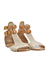Chloe Canvas Sandals, side view