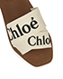 Chloe Logo Woody Slip On Flats, other view