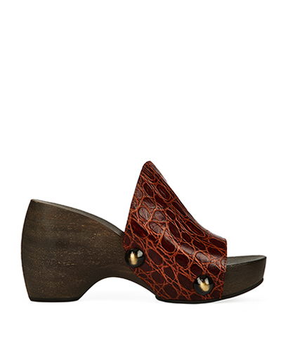 Chloe Platform Clogs, front view