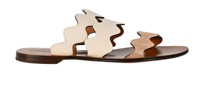 Chloe Lauren Slides, &pound;175, Shoes, Brown, Leather, Front view