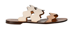 Chloe Lauren Slides, Leather, Brown, UK4, 2*