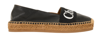 Chloe Espadrilles, &pound;220, Shoes, Black, Leather, Front view