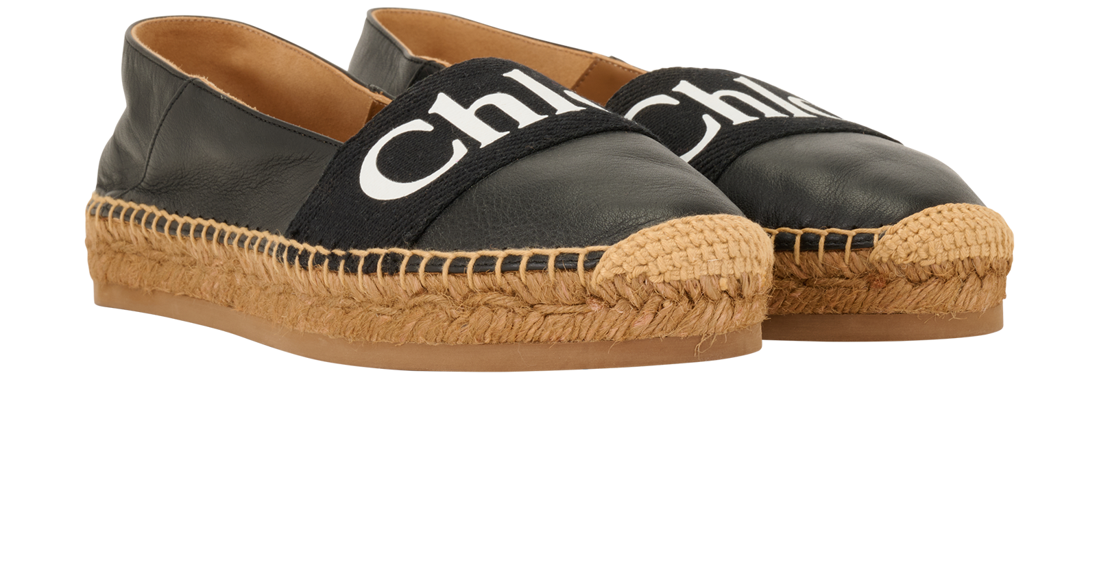 Chloe Espadrilles, &pound;220, Shoes, Black, Leather, Side view