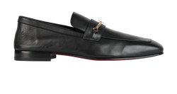 Christian Louboutin MJ Moc Uomo Loafers Mens, Leather, Black, UK12,DB/B,3*