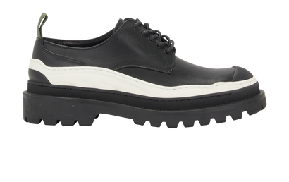 Christian Dior x Sacai Derby Shoes, &pound;250, Shoes, Black/White, Leather, Front view