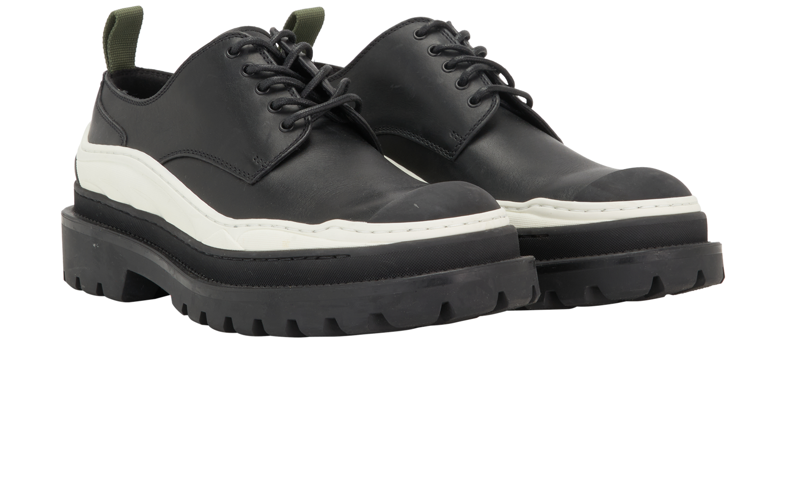 Christian Dior x Sacai Derby Shoes, &pound;250, Shoes, Black/White, Leather, Side view