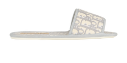 Christian Dior Chez Moi Sandals, Canvas, Grey/Beige, UK2.5, DB/B, 2*