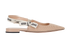 Christian Dior J'Adior Slingback Flats, front view