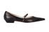 Christian Dior Black Flat Mary Jane, front view