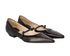 Christian Dior Black Flat Mary Jane, side view