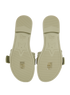 Dior Rubber Macrocannage Sandals, top view