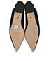 Christian Dior Slingback Suede Flats, top view
