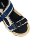 Christian Dior Atlas Sandals, &pound;450, Shoes, Beige/Blue, Fabric/Raffia/Suede, Other view