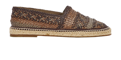 Dolce and Gabbana Woven Espadrilles, front view