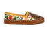 Dolce & Gabbana Majolica and Leopard Espadrilles, £150, Shoes, Green/White/Yellow, Raffia/Satin, Front view