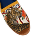 Dolce & Gabbana Majolica and Leopard Espadrilles, £150, Shoes, Green/White/Yellow, Raffia/Satin, Other view