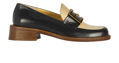 Fendi Vintage 80s Loafers, front view