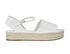 Fendi Logo Espadrilles Sandals, front view