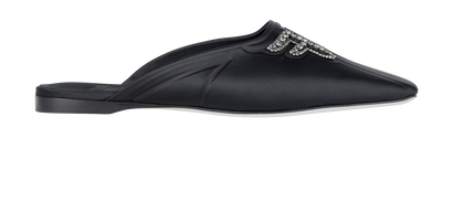 Fendi Crystal Embellised Mules, front view