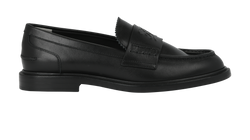 Fendi Karligraphy Loafers, Leather, Black, UK 5, DB, 3*