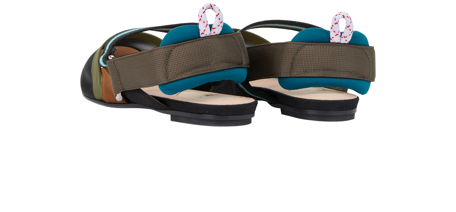 Fendi Colibri Flats, &pound;250, Shoes, Black, Fabric, Back view