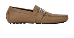 Fendi Driver Loafers, Leather, Brown, UK8, B/DB, 3*