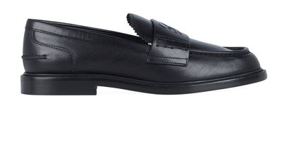 Fendi Loafers, &pound;250, Shoes, Black, Leather, Front view