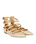 Fendi Flowerland Pointed Flats, side view