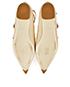 Fendi Flowerland Pointed Flats, top view