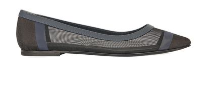 Fendi Sheer Ballet Flats, front view