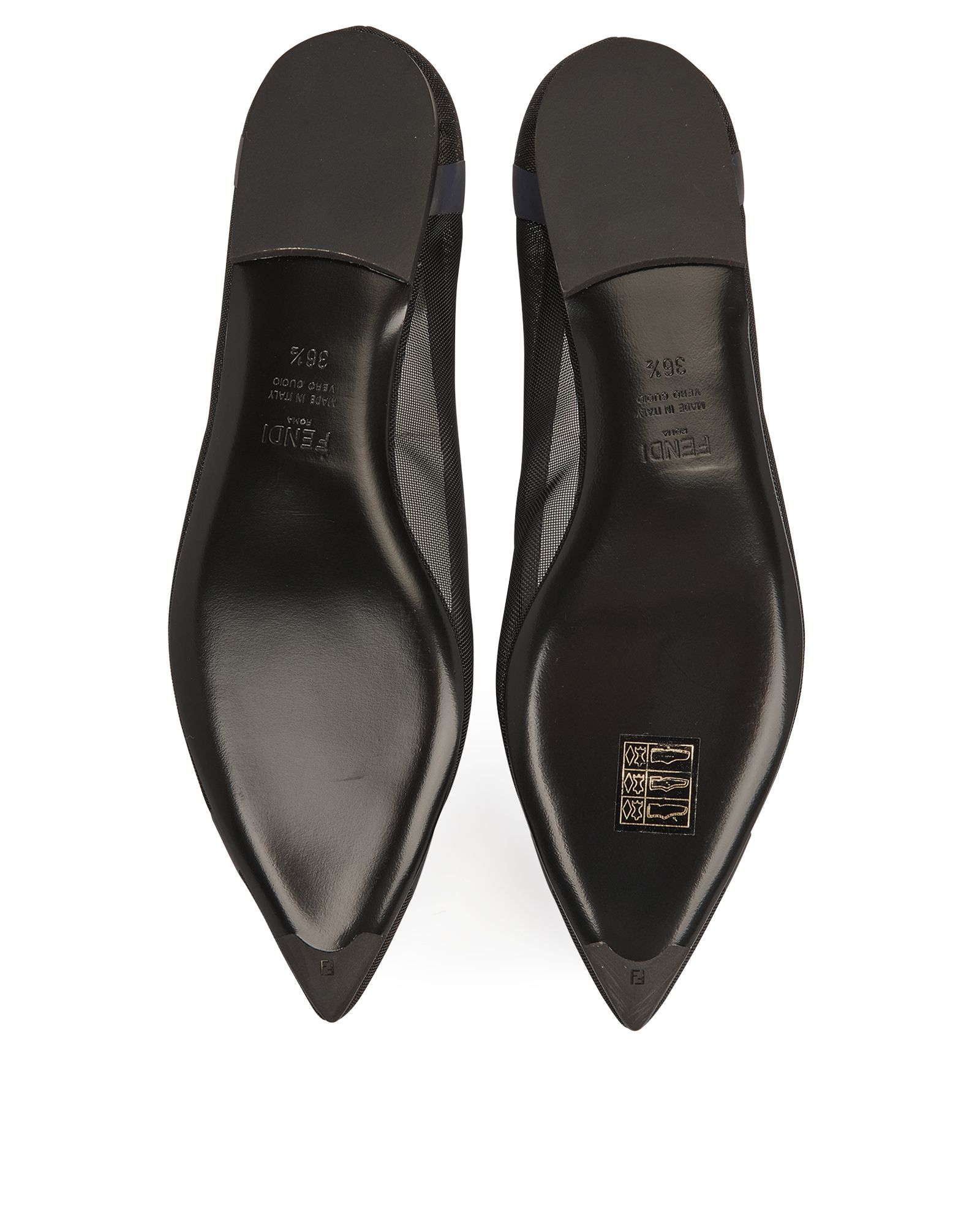 Fendi clearance pointed flats