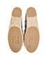 Fendi Logo Espadrilles, £160, Shoes, Black/Blue/White, Fabric, Top view