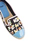 Fendi Logo Espadrilles, £160, Shoes, Black/Blue/White, Fabric, Other view