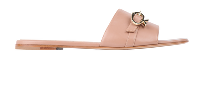 Gianvito Rossi Buckle Slides, front view