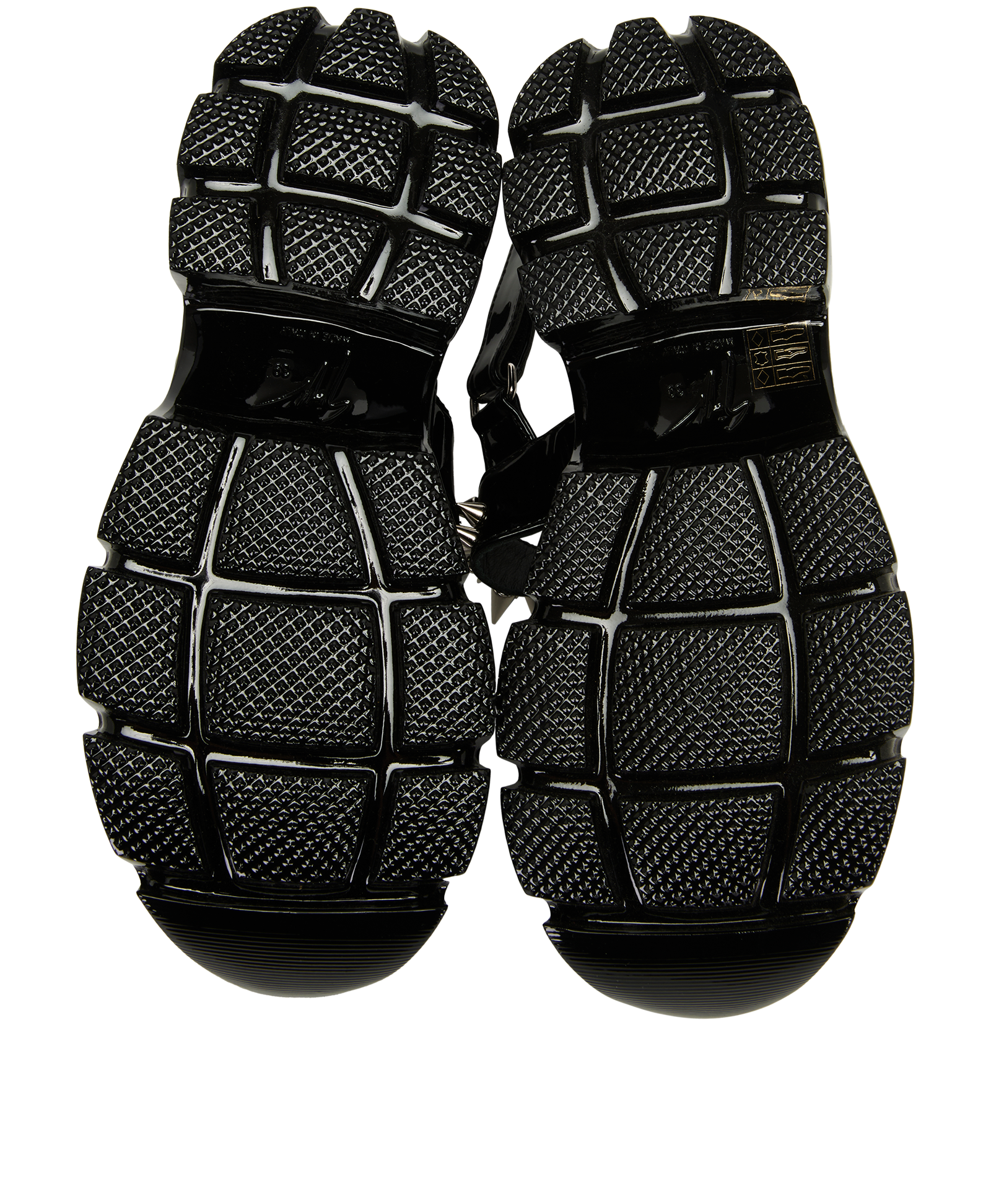 Giuseppe Zanotti Apocalypse Sandals, &pound;150, Shoes, Black, Patent Leather, Top view
