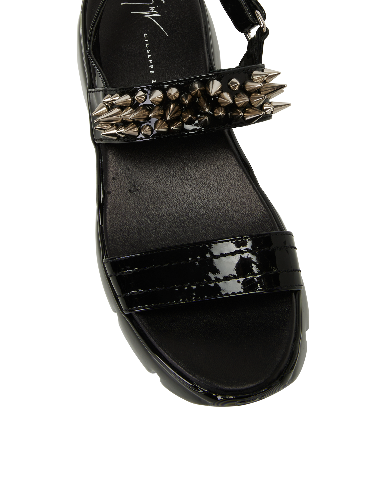 Giuseppe Zanotti Apocalypse Sandals, &pound;150, Shoes, Black, Patent Leather, Other view