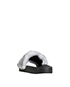 Givenchy Mink-Fur Rubber Slides, back view