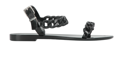 Givenchy Chain Jelly Sandals, front view