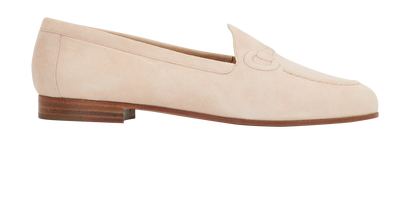 Gucci Horsebit embroidered Loafers, &pound;220, Shoes, Beige, Suede, Front view