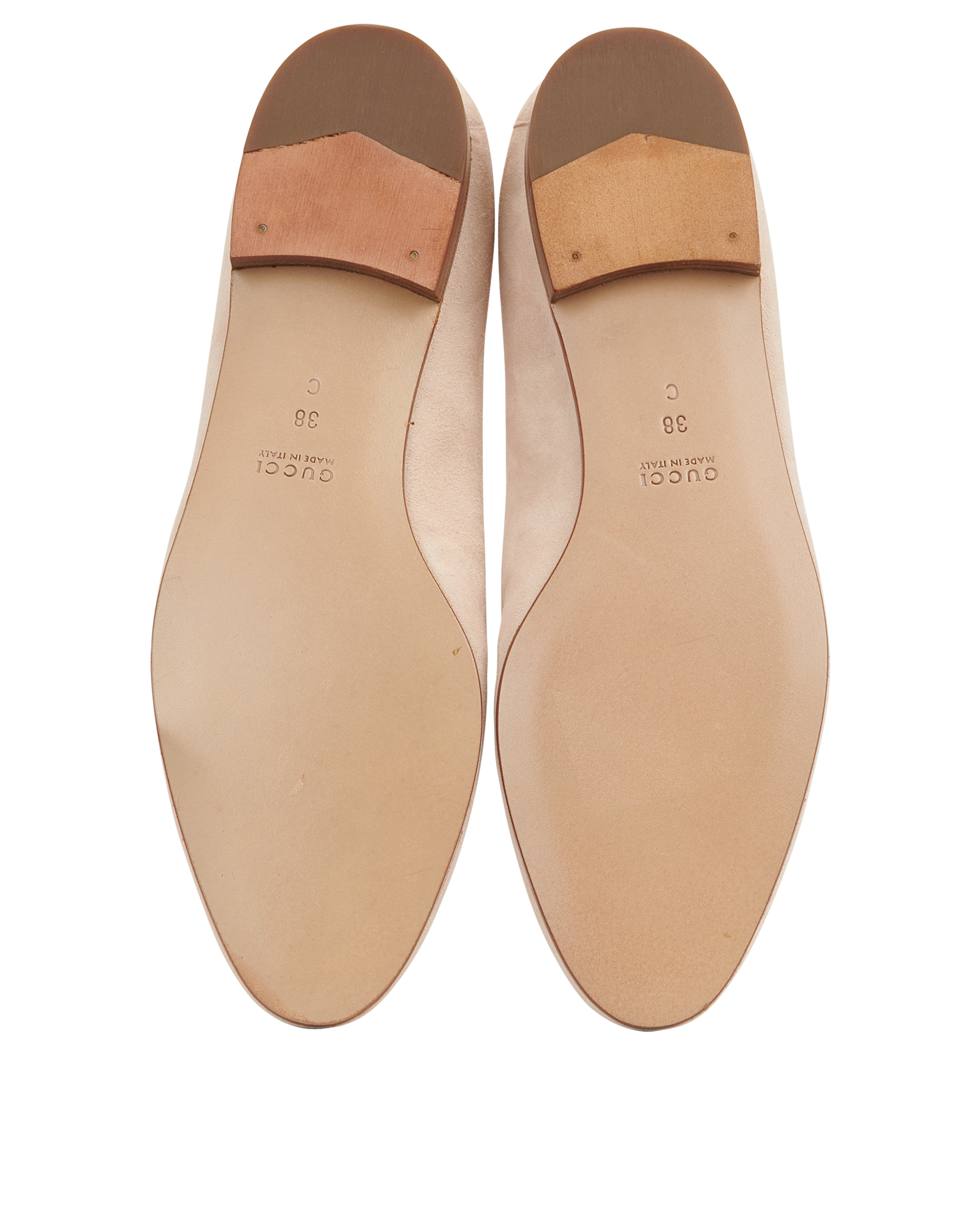 Gucci Horsebit embroidered Loafers, &pound;220, Shoes, Beige, Suede, Top view