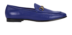 Gucci Jordan Loafers, Leather, Blue, 5, DB, 2*