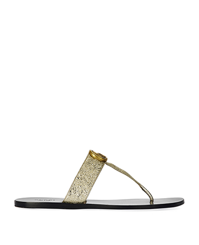 Gucci Marmont Flat Sandals, front view