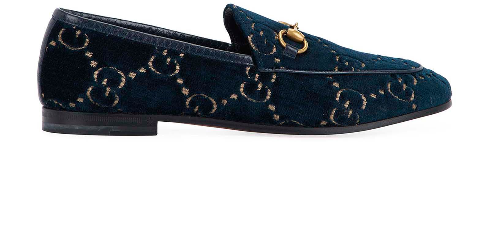 Gucci hot sale velvet flats