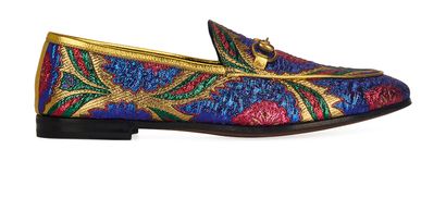 Gucci Brocade Loafers, front view